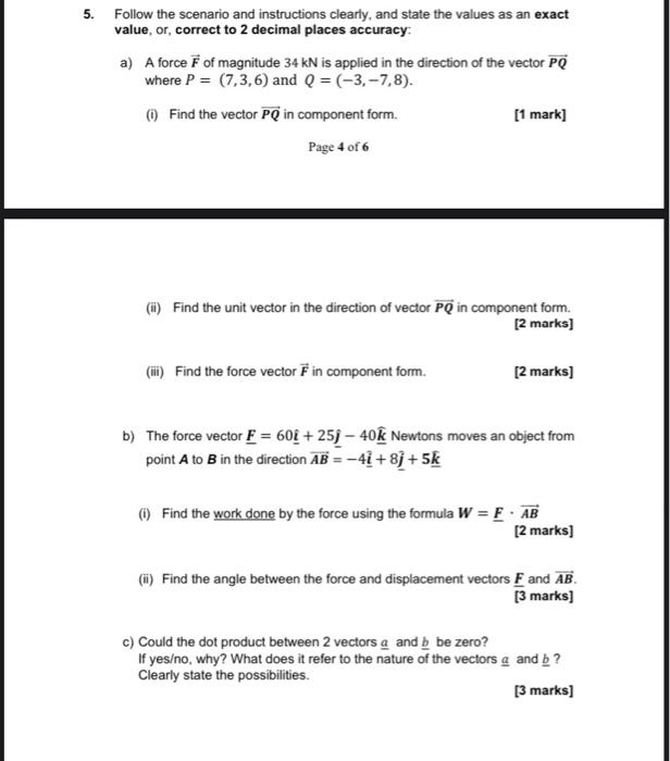 Solved 5. Follow the scenario and instructions clearly, and