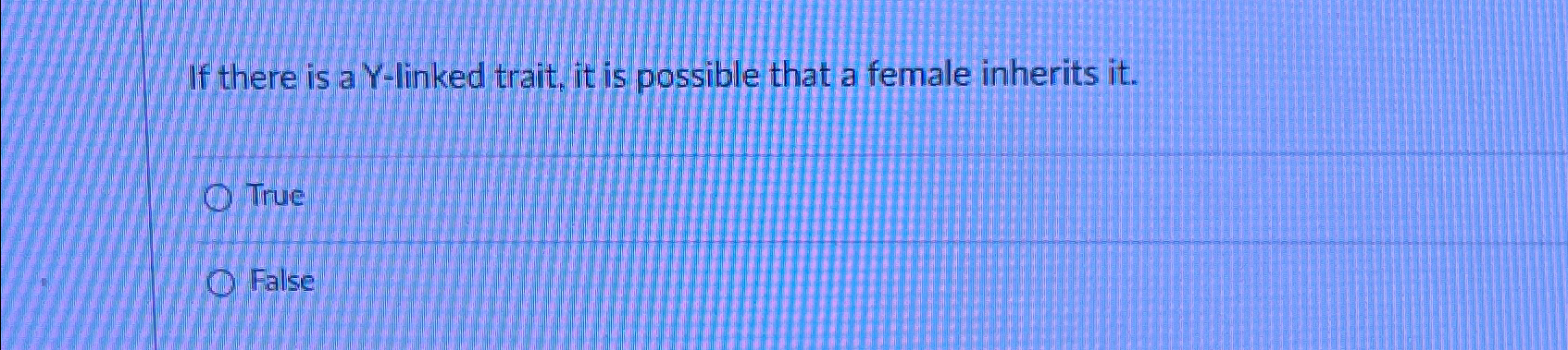 If there is a Y-linked trait, it is possible that a | Chegg.com