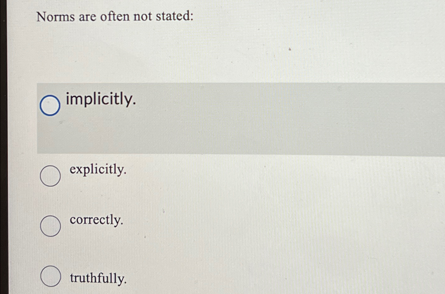 Solved Norms are often not | Chegg.com