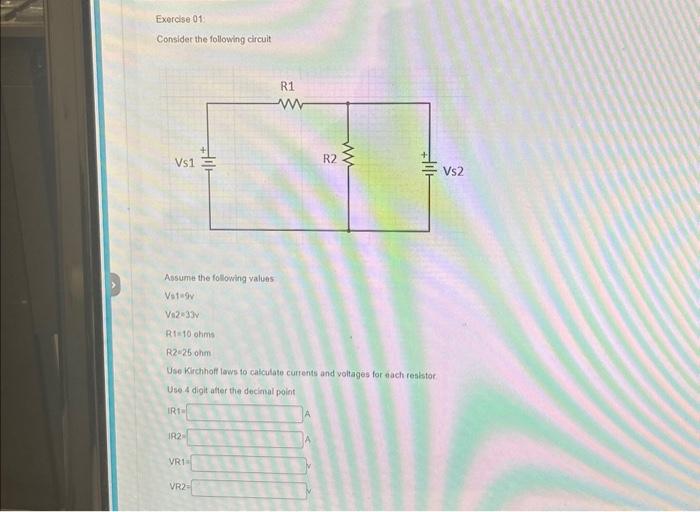 Solved Consider The Following Circuit Assume The Following | Chegg.com