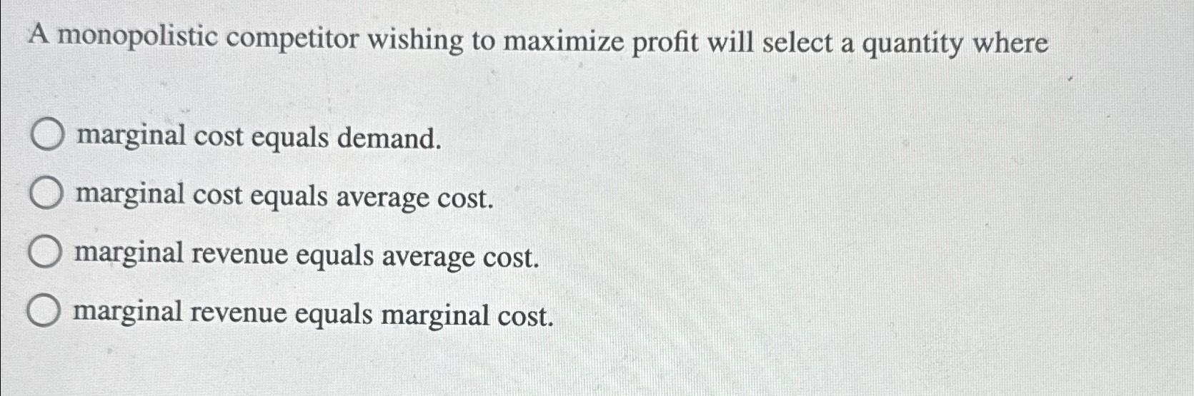 Profit monopolistic competition competitive firm monopolistically normal maximizing output ppt powerpoint presentation
