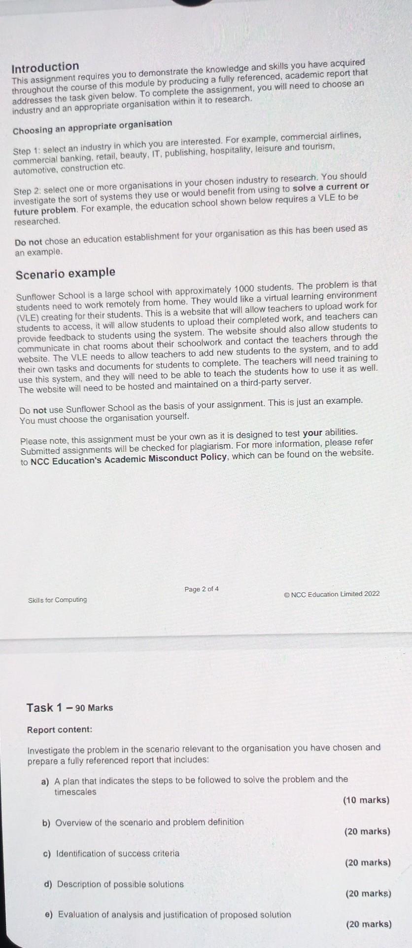 Introduction This assignment requires you to | Chegg.com