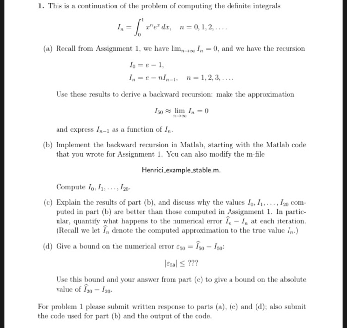 Solved MATLAB code help*** If you could explain how you | Chegg.com
