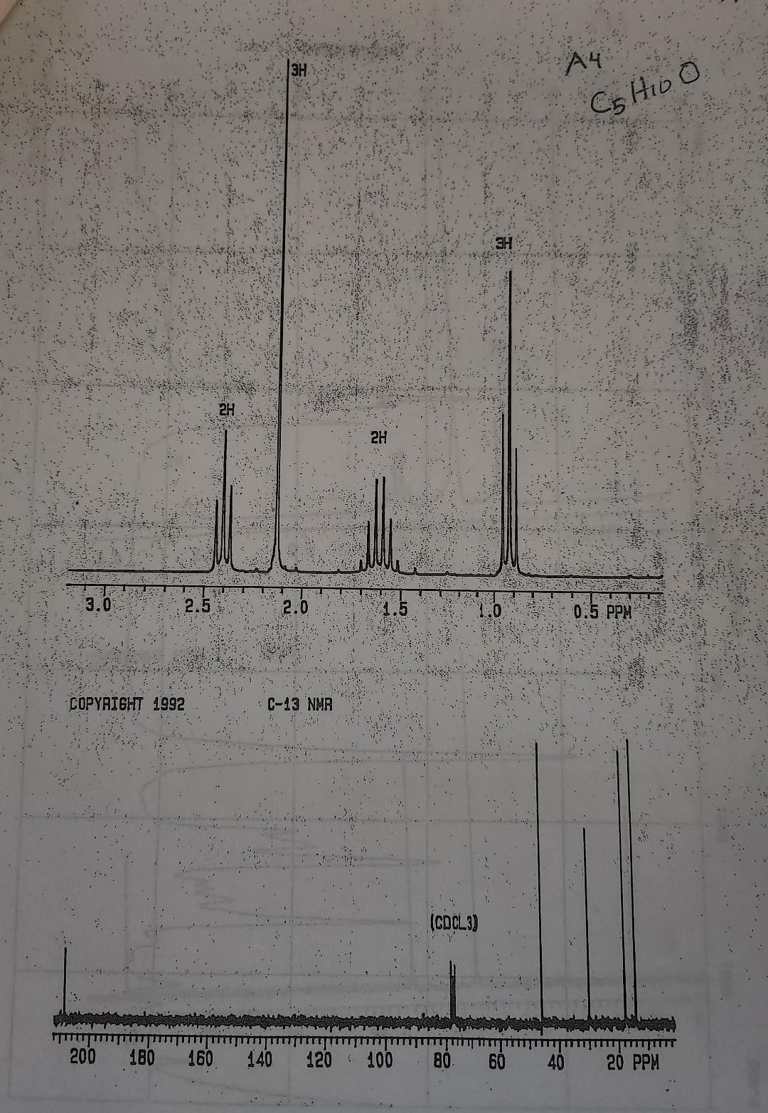 Solved NMR and IIR Spectroscopy Assignment Work | Chegg.com