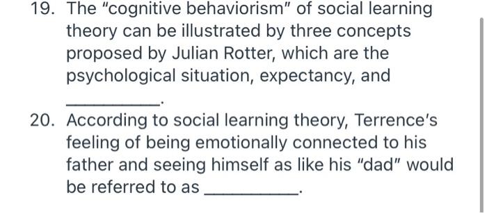Julian rotter discount social cognitive theory