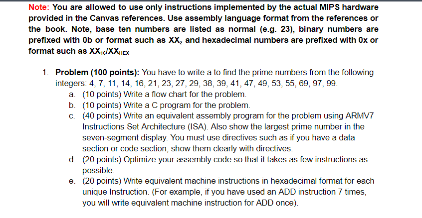 Solved Note: You are allowed to use only instructions | Chegg.com