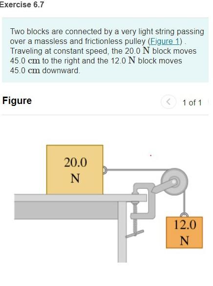 Solved Two blocks are connected by a very light string | Chegg.com