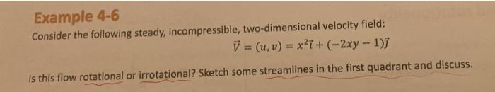 Solved Example 4-6 Consider The Following Steady, | Chegg.com