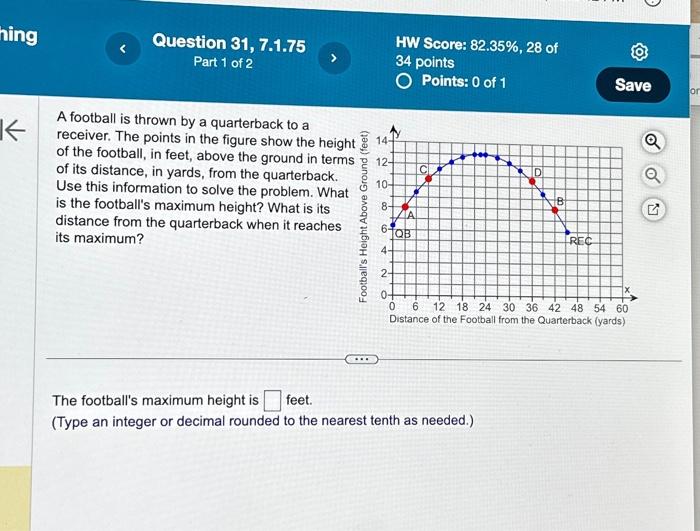 Solved A football is thrown by a quarterback to a receiver. | Chegg.com