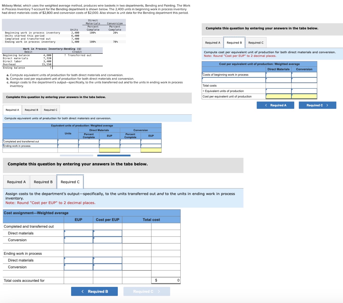 Please Answer In The Table Format Chegg