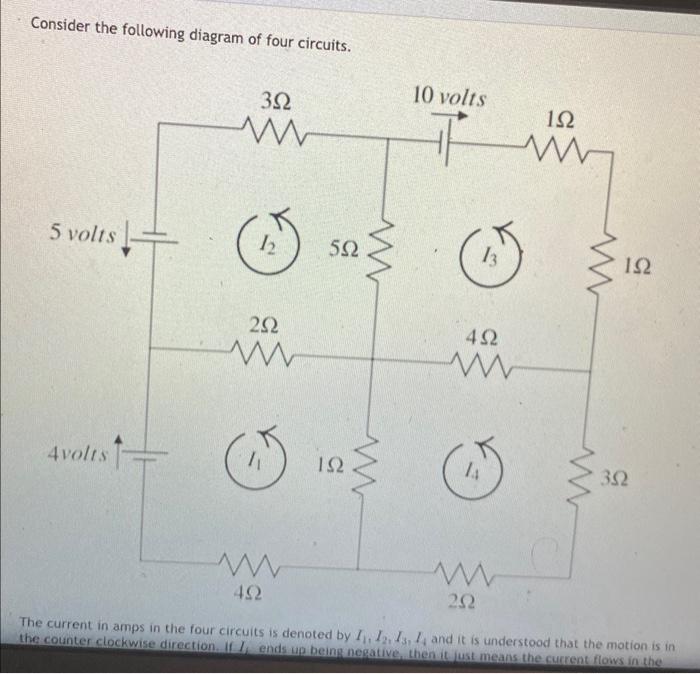 Solved Consider the following diagram of four circuits. the | Chegg.com