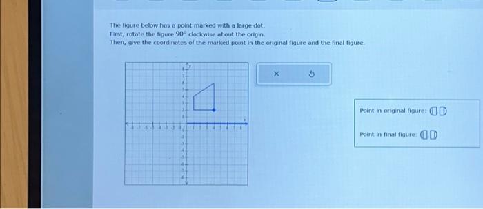 Solved The figure below has a point marked with a large dot. | Chegg.com