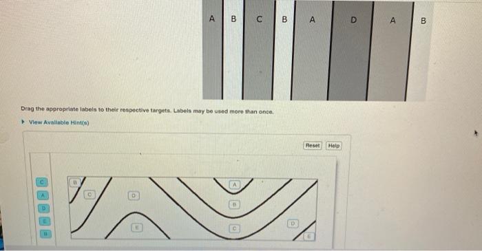 Solved A B C B А D A B Drag The Appropriate Labels To Their | Chegg.com