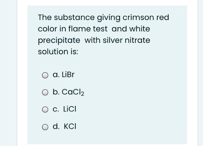 Solved The indicator used in the complexometric titration