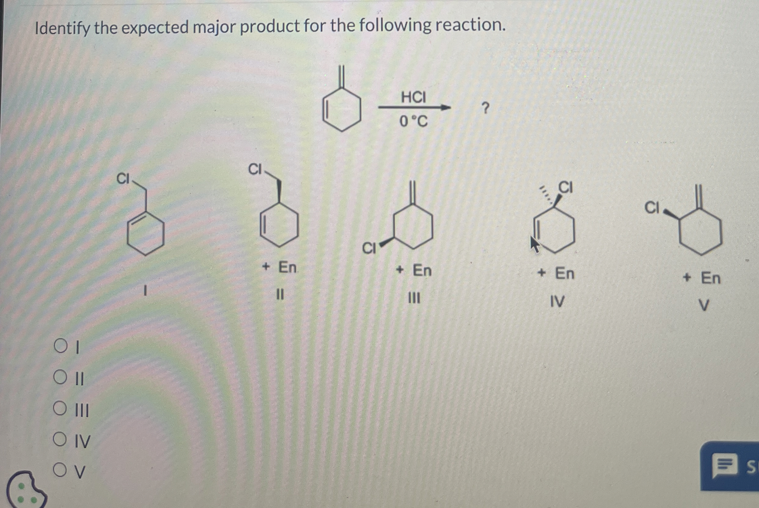 Solved Identify the expected major product for the following | Chegg.com