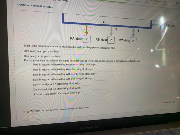 Solved Question Completion Status: Answer the questions | Chegg.com