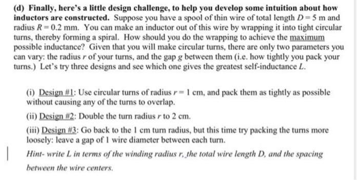Solved Q2. Inductor Combinations. In this question, we will | Chegg.com