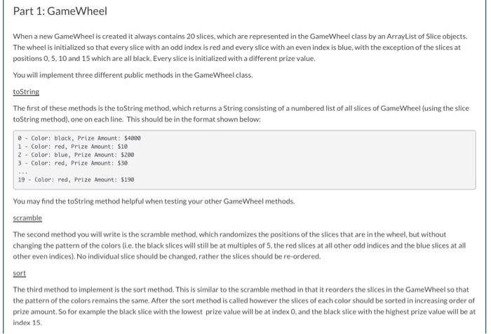 Solved Instructions For this assignment, you will work on a | Chegg.com