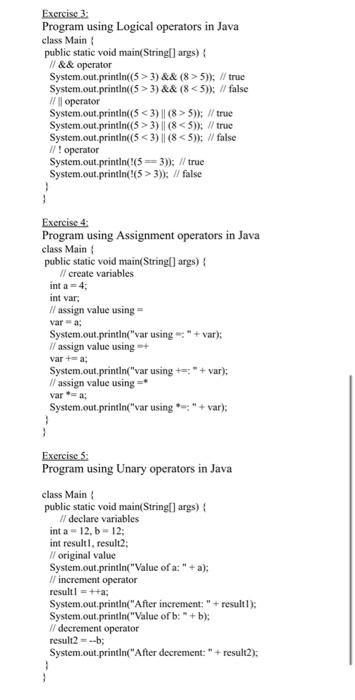 Solved S.No Program Program using Arithmetic operators in | Chegg.com