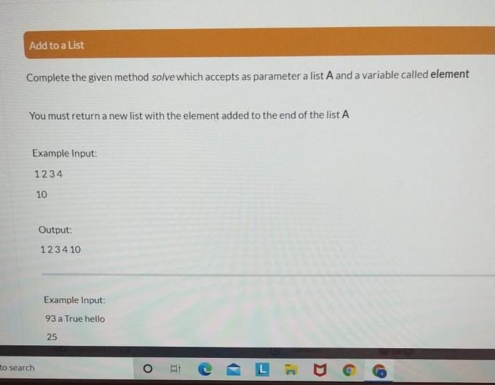 add-to-a-list-complete-the-given-method-solve-which-accepts-as-parameter-a-list-a-and-a-variable