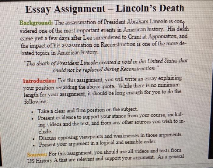 american history essay topics