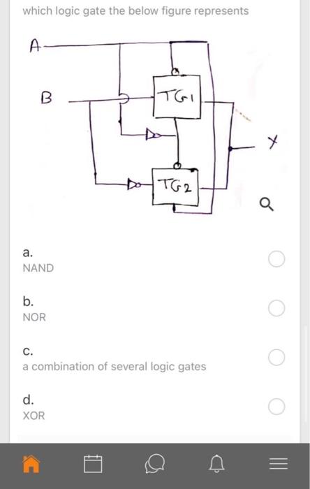 Solved which logic gate the below figure represents А A B y | Chegg.com