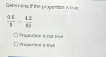 Solved Determine if the proportion is | Chegg.com