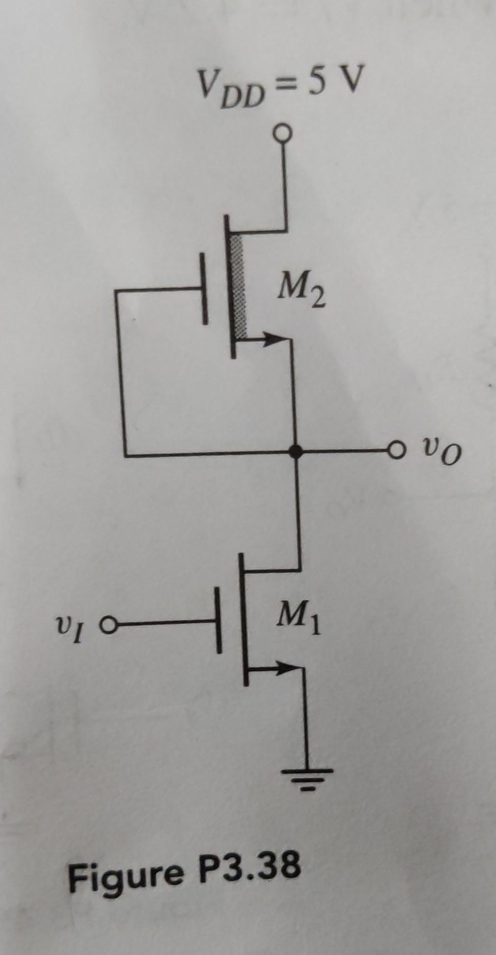 Figure P3.38For each transistor in the circuit in | Chegg.com