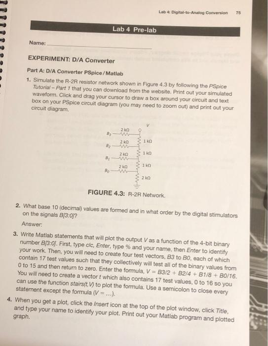 analog to digital converter lab experiment