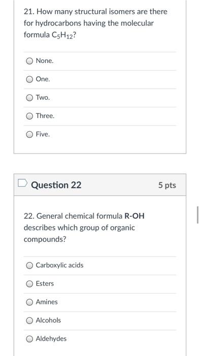 Solved Question 19 5 pts 19. Which of the following | Chegg.com