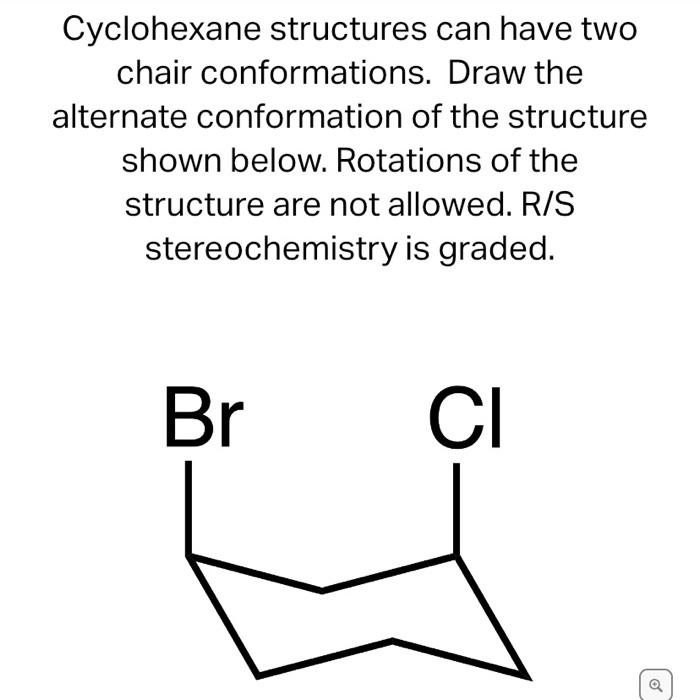 cyclohexane structure chair