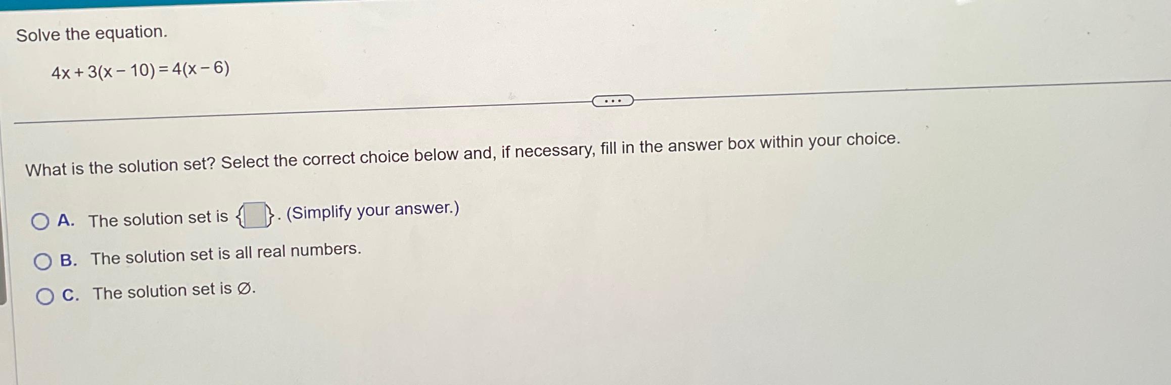 3x 4 )( 2x 10 answer