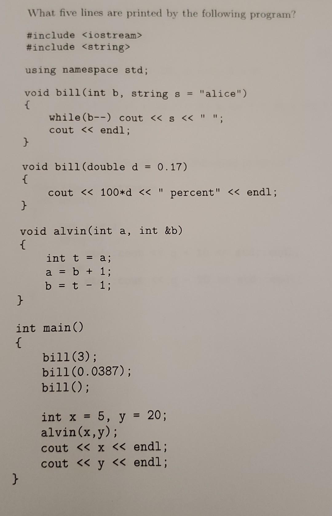 Solved this is a C++ quiz. please teach me in detail what | Chegg.com