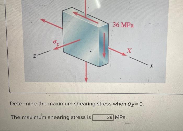 Solved Consider the given state of stress. Take X = 30 MPa | Chegg.com