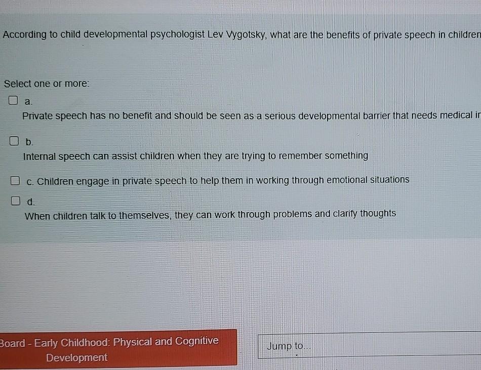 Lev vygotsky best sale private speech