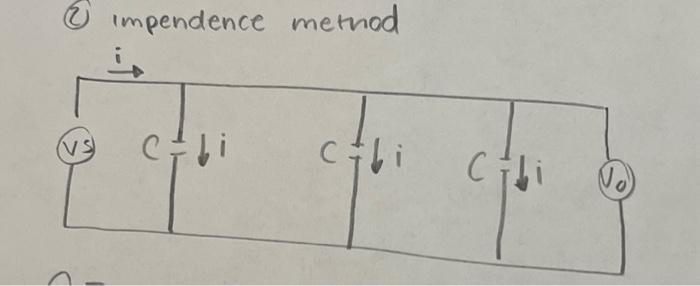 Solved (2) impendence metrod | Chegg.com