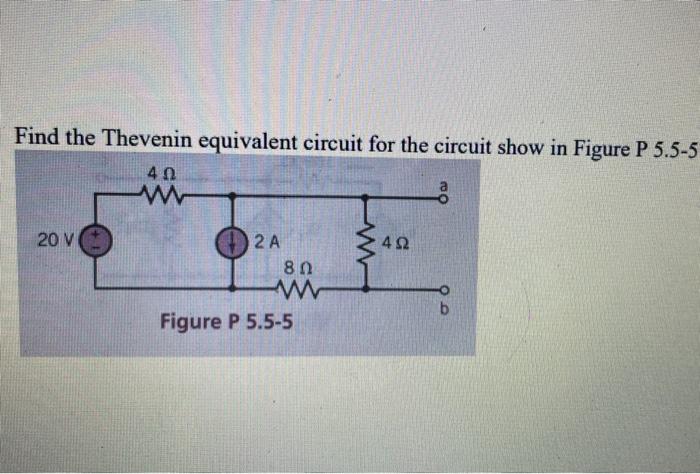 Solved Find The Thevenin Equivalent Circuit For The Circuit | Chegg.com