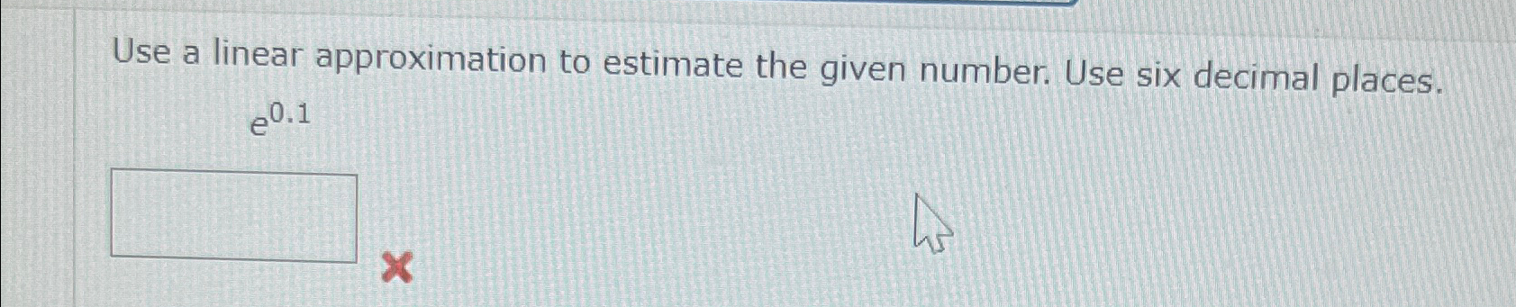 Solved Use a linear approximation to estimate the given | Chegg.com
