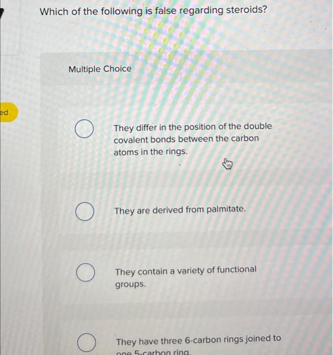 Solved ed Which of the following is false regarding | Chegg.com