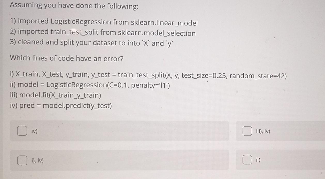 Solved You built a model which classifies if you're a | Chegg.com