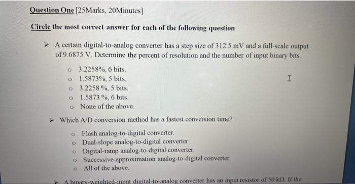 A certain digital-to-analog converter has a step size | Chegg.com