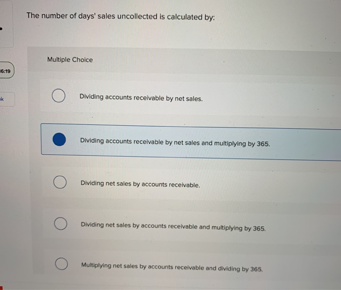 Solved Multiple Choice 0 Dividing Ac Accounts Receivable
