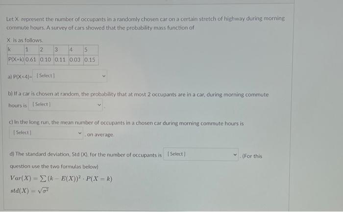 Solved Do the following tables represent probability | Chegg.com