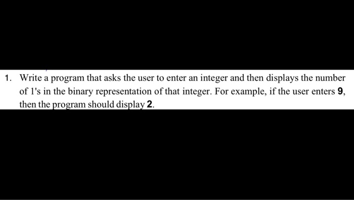 Solved 1. Write a program that asks the user to enter an | Chegg.com