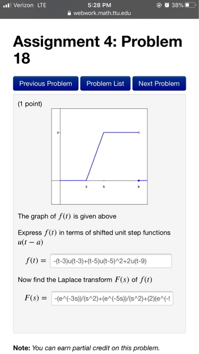 Solved Assignment 6: Problem Previous Problem Problem List | Chegg.com
