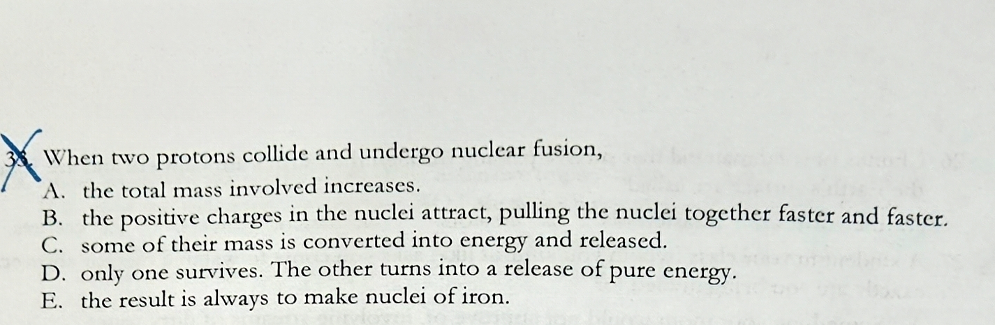 Solved When two protons collide and undergo nuclear | Chegg.com