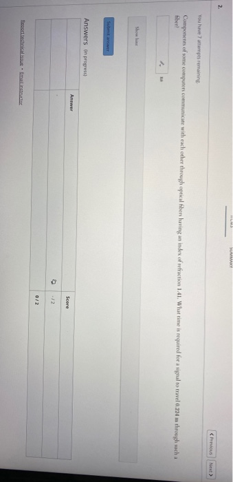 Solved SIL SUMMARY 2. You have attempts | Chegg.com