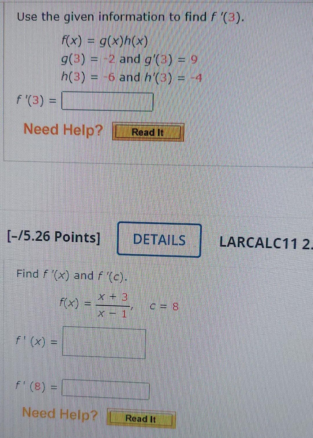 Solved Find The Second Derivative Of The Function. | Chegg.com