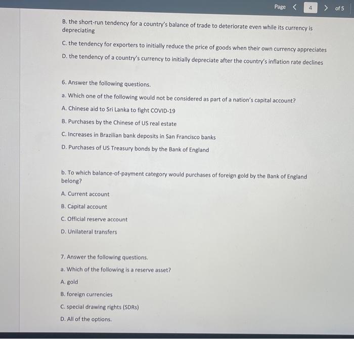 Solved 4. Answer The Following Questions. A. Credit Entries | Chegg.com