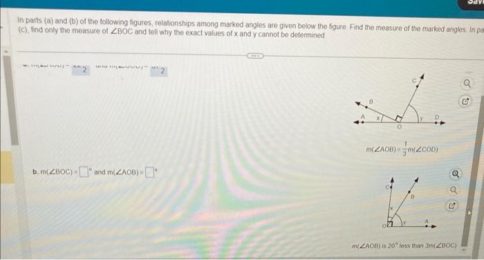 Solved In Parts (a) And (b) Of The Following Figures, | Chegg.com